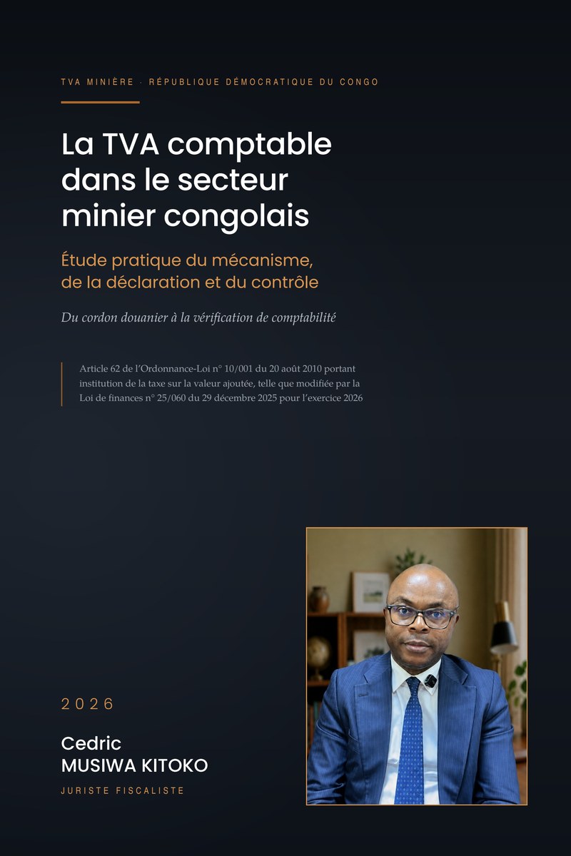 Couverture du livre « La TVA comptable dans le secteur minier congolais »